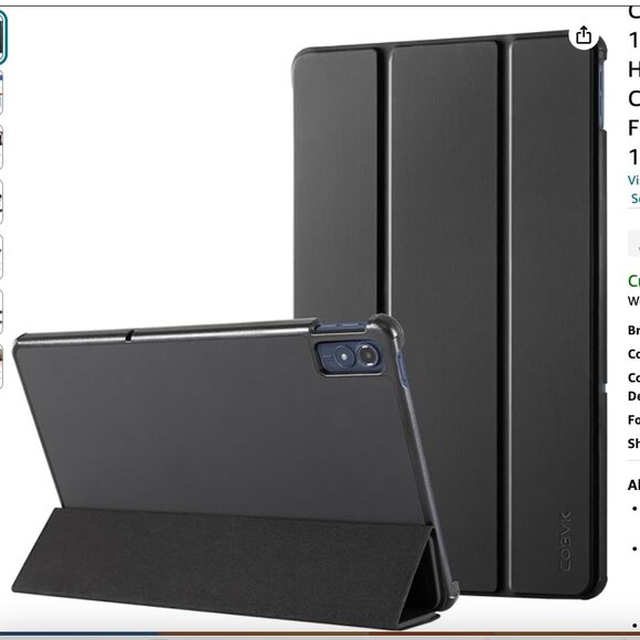 5 PACK ! Case Lenovo Tab M10 5G 10.61-Inch Android 13 Tablet, Slim Hard Back NEW - Picture 1 of 7